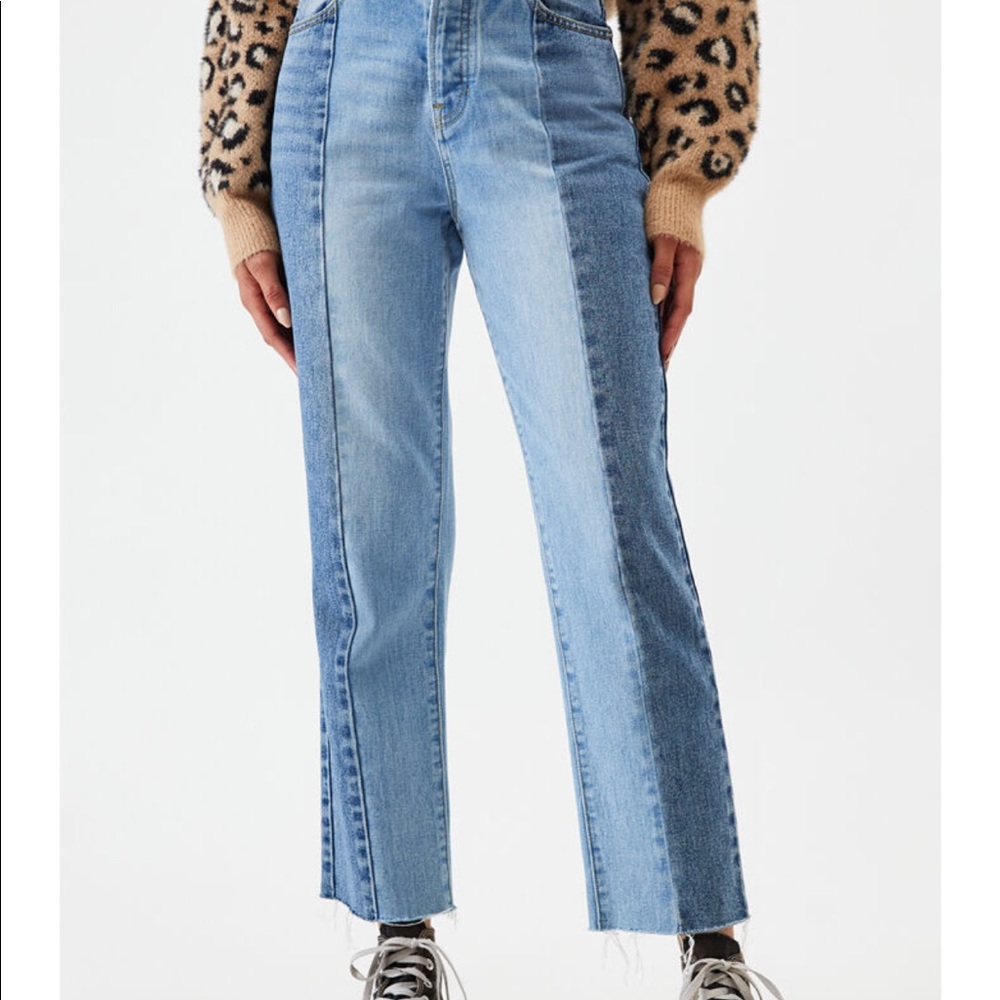 Pacsun Two Tone Mom Jeans